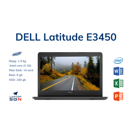 Dell Latitude E3450 laptop văn phòng