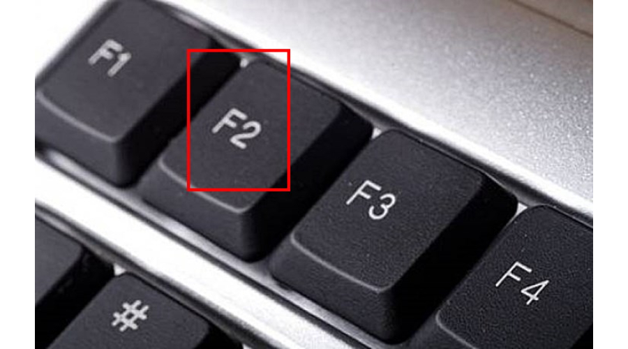 Nhấn f2 để vào giao diện bios