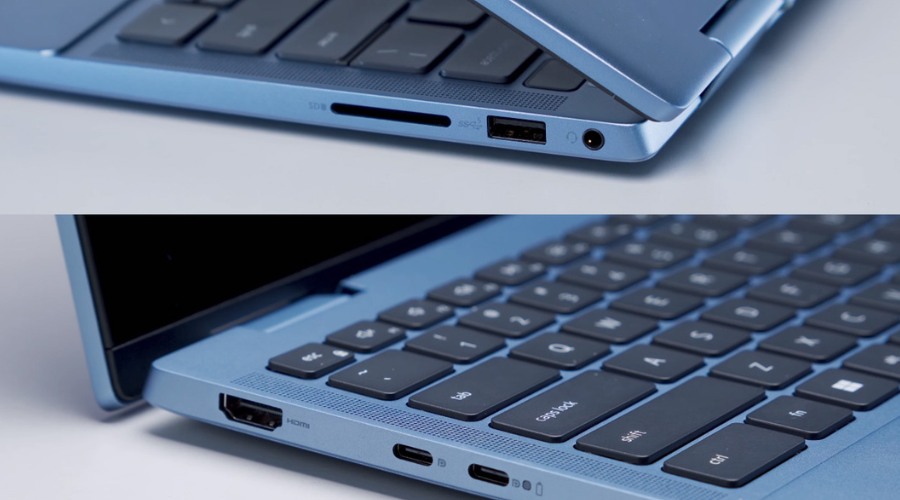 Laptop có đa dạng các cổng kết nối, thuận tiện khi sử sụng