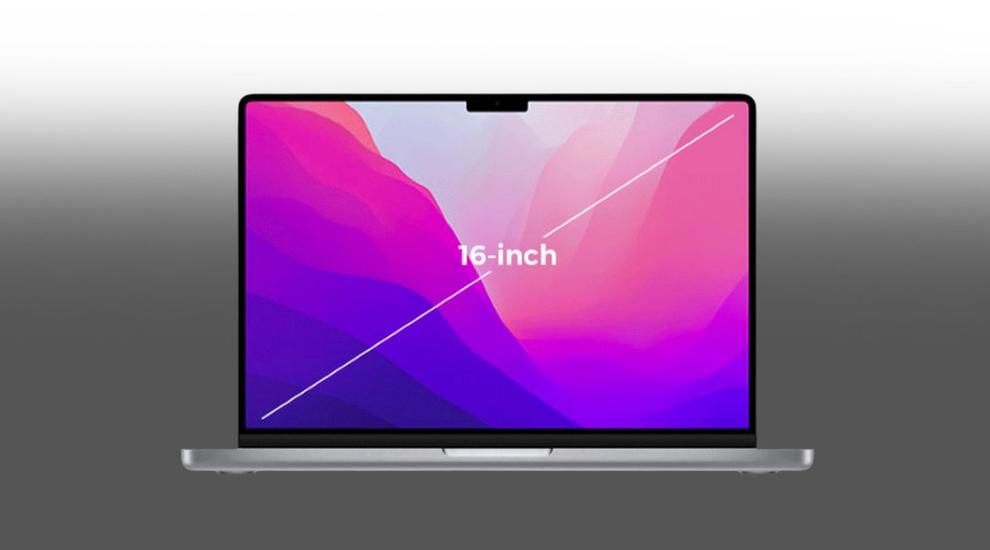 Màn hình 16inch cho kích thước hiển thị lớn