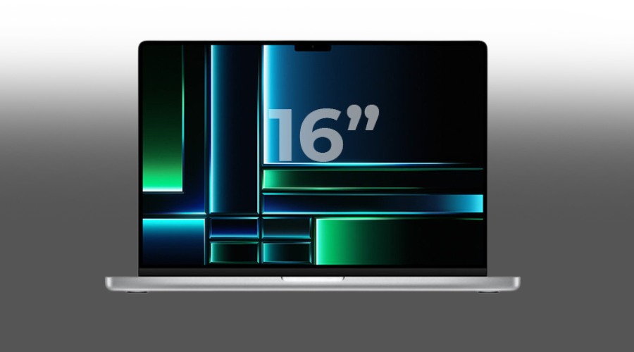 Màn hình 16inch hiển thị hình ảnh rõ ràng