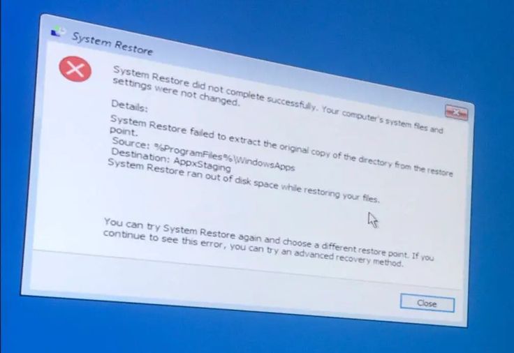 Sử dụng tính năng System Restore