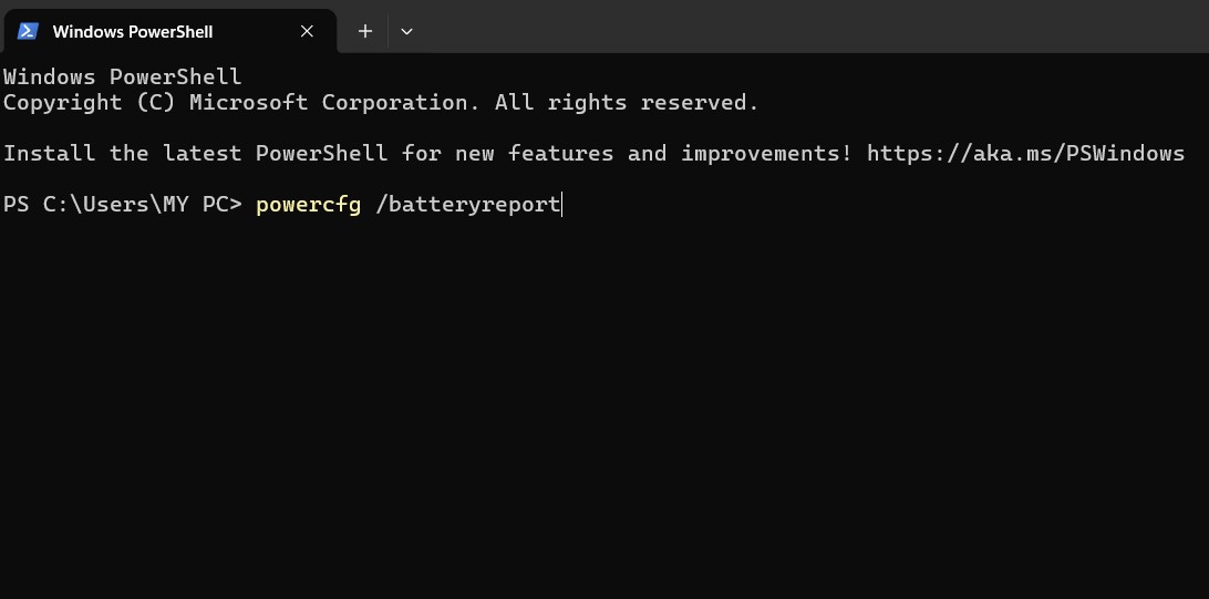 Kiểm tra mức độ chai pin laptop