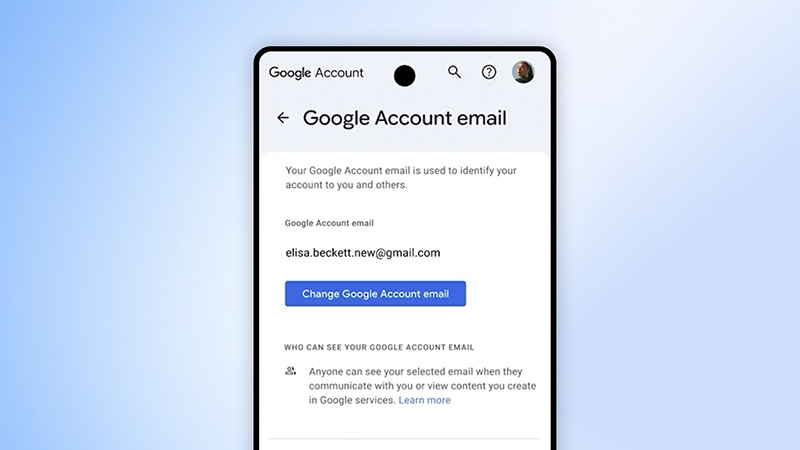 Hướng dẫn đổi địa chỉ Gmail đơn giản, không mất dữ liệu