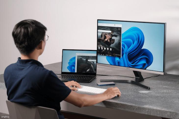 Cách kết nối laptop với màn hình rời siêu đơn [2026]