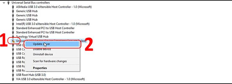 Lỗi máy tính không nhận USB: nguyên nhân và cách khắc phục đơn giản tại nhà