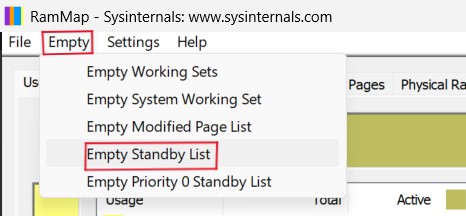 RAM Cache là gì? Cách giải phóng ram Cache bằng RAMMap Windows 10/11