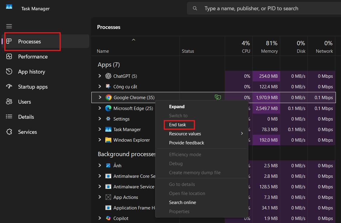 Cách tắt ứng dụng chạy ngầm Windows 11 nhanh chóng, tối ưu hiệu suất máy tính