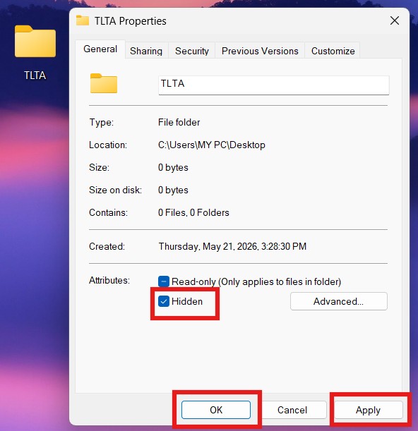 Hướng Dẫn Cách Ẩn File Trên Máy Tính Windows Và MacBook Đơn Giản