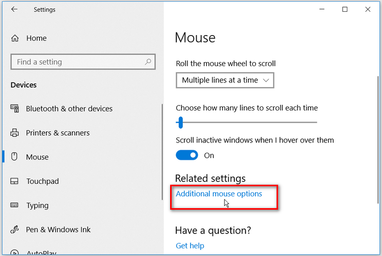 5 cách chỉnh kích thước chuột trong Win 10 cực dễ