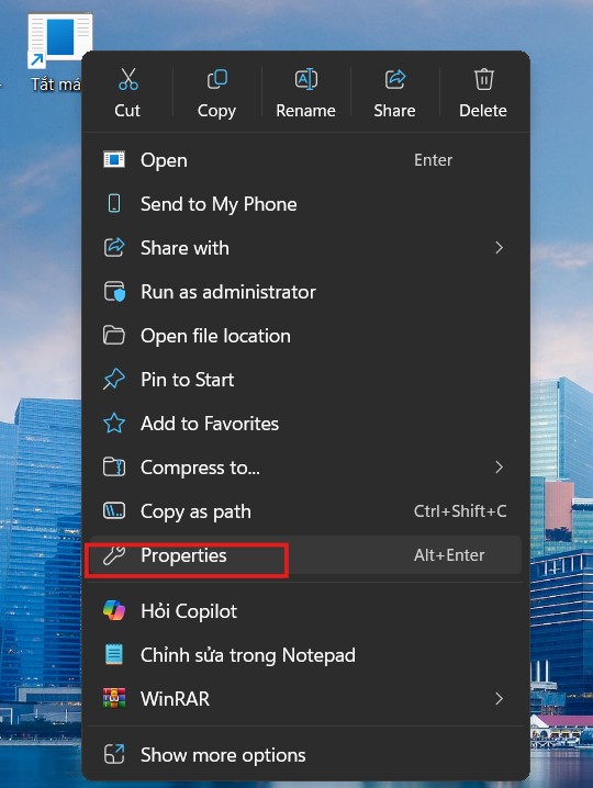 Hướng dẫn cách tạo nút shutdown trên Windows 10, 11 cực dễ