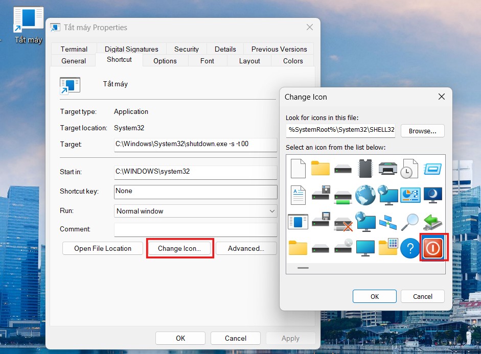 Hướng dẫn cách tạo nút shutdown trên Windows 10, 11 cực dễ