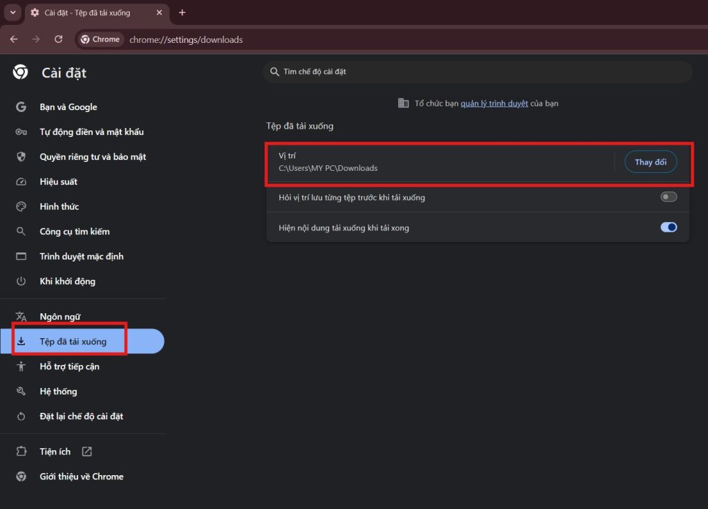 Cách Thay Đổi Đường Dẫn Download Trên Google Chrome Nhanh Chóng