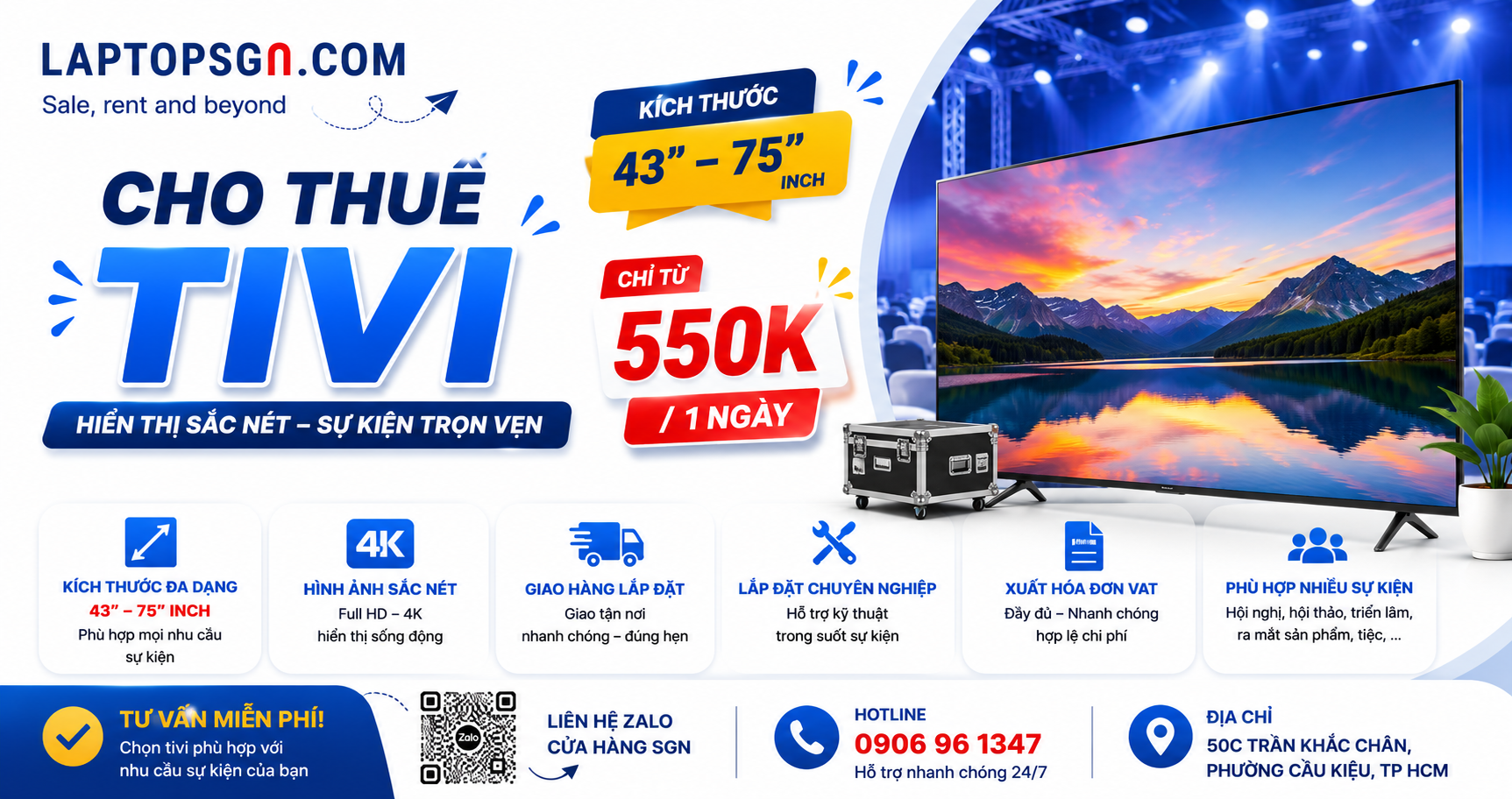 Cho thuê tivi giá rẻ
