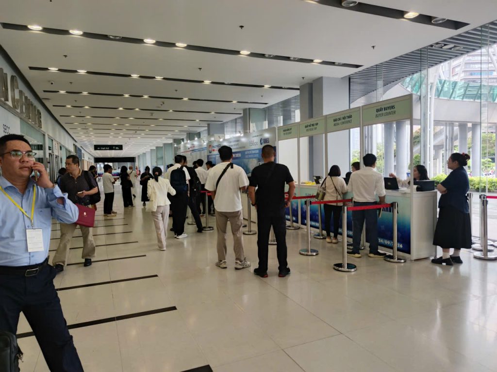 Quầy hướng dẫn cho khách tại sự kiện