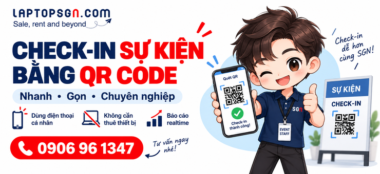 Dịch vụ check-in sự kiện bằng QR Code trên toàn quốc