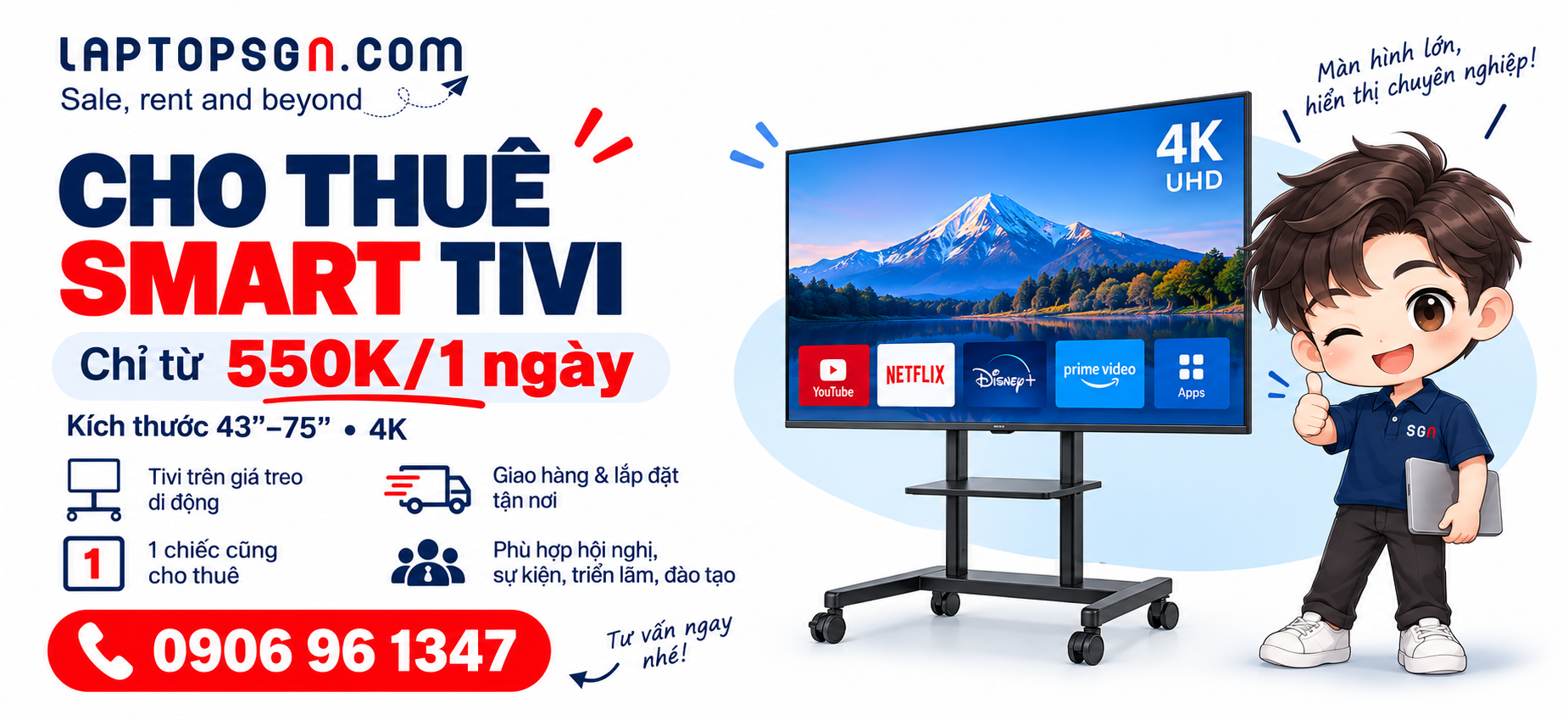 Cho thuê tivi giá rẻ