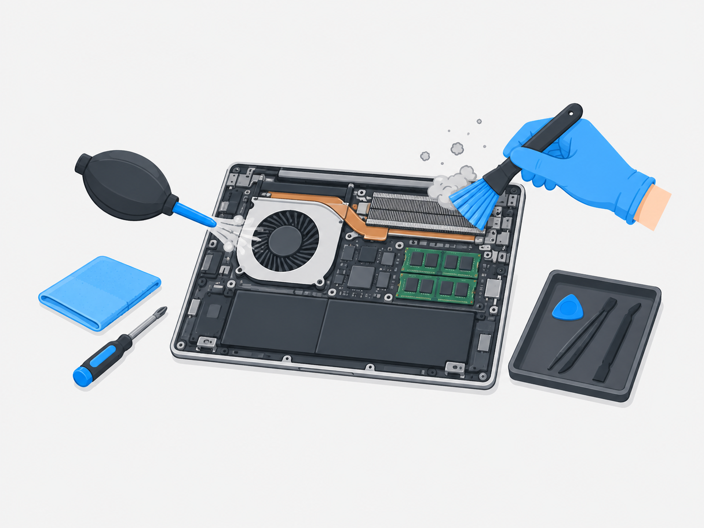 Vệ sinh laptop lấy liền